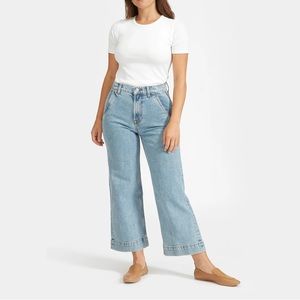 Everlane wide leg jeans